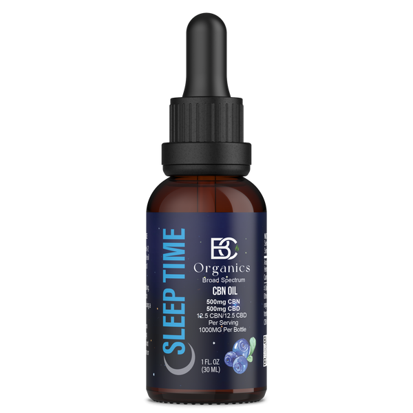 Blueberry CBD + CBN Oil Restful Sleep and Relaxation - BC Organics