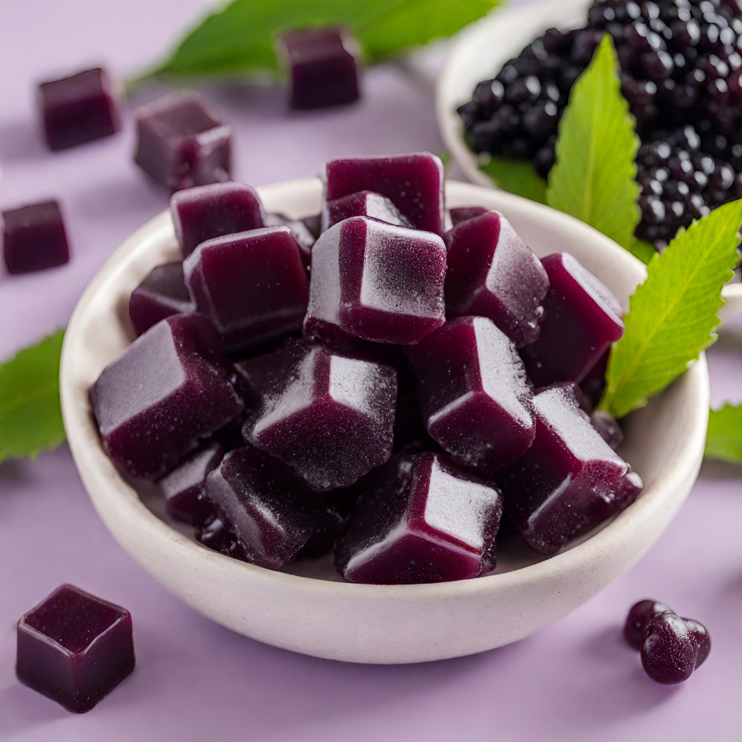 Our Real Fruit Infused Elderberry CBD:CBN Gummies