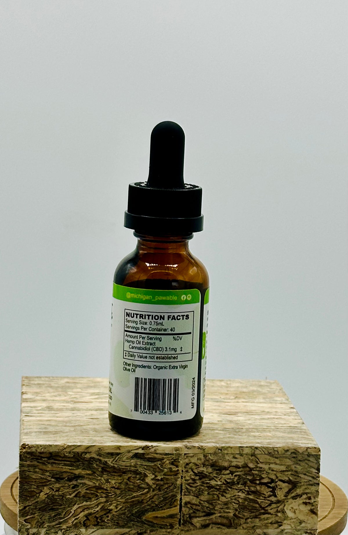 125mg CBD Oil for Small dogs (25 lb and under)