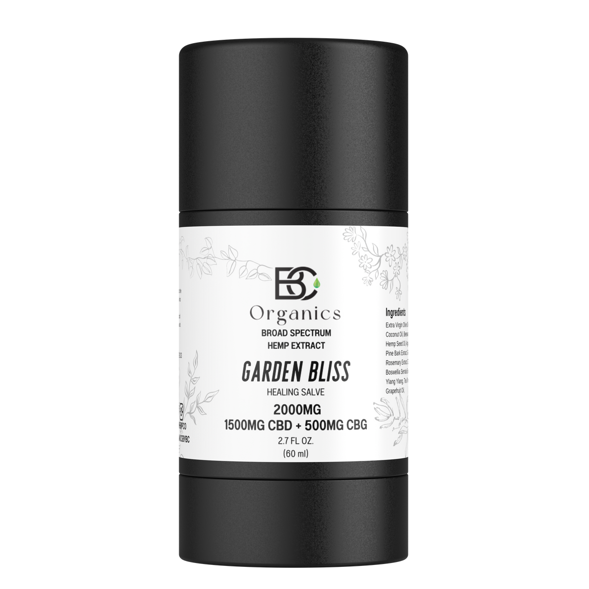 Garden Bliss Broad Spectrum CBD &amp; CBG Salve